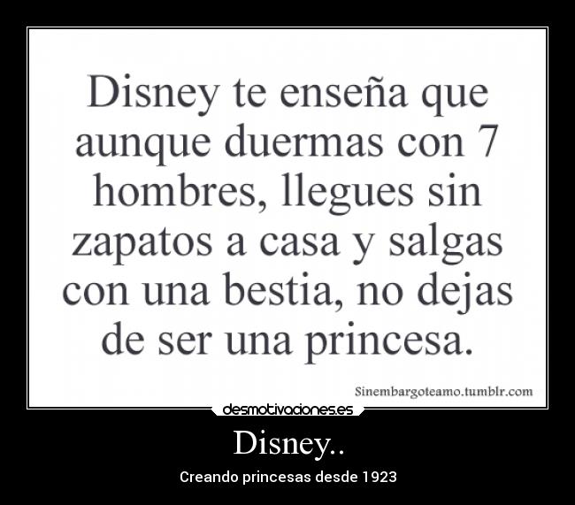 Disney.. - Creando princesas desde 1923