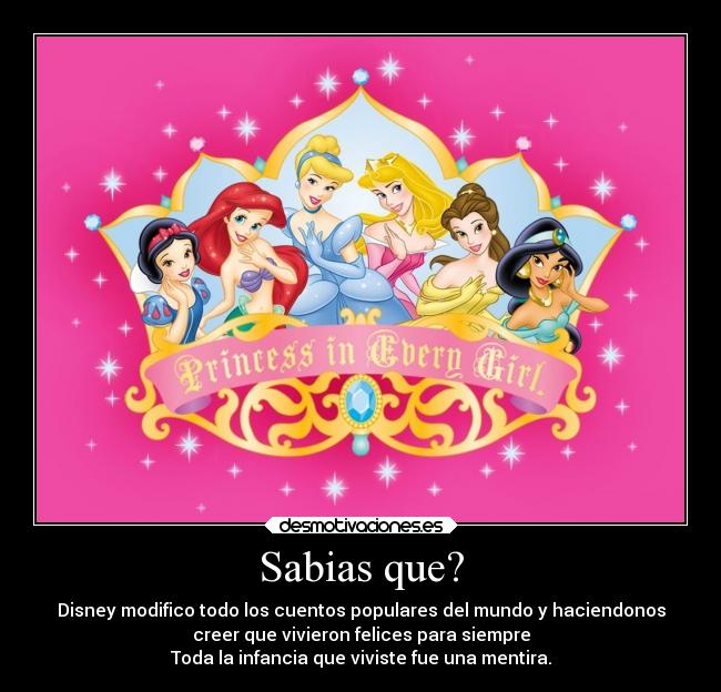carteles desmotivaciones disney princesas walt sirenita cenicienta bella bestia blancanieves desmotivaciones