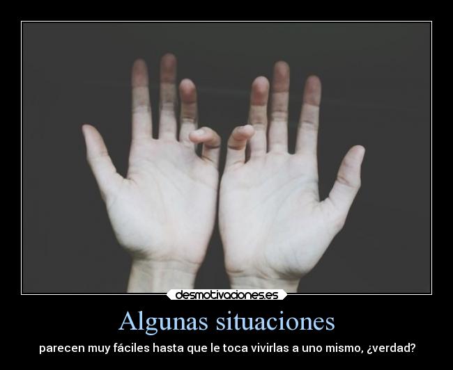 Algunas situaciones - 