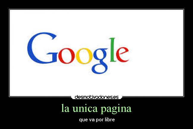 la unica pagina - que va por libre