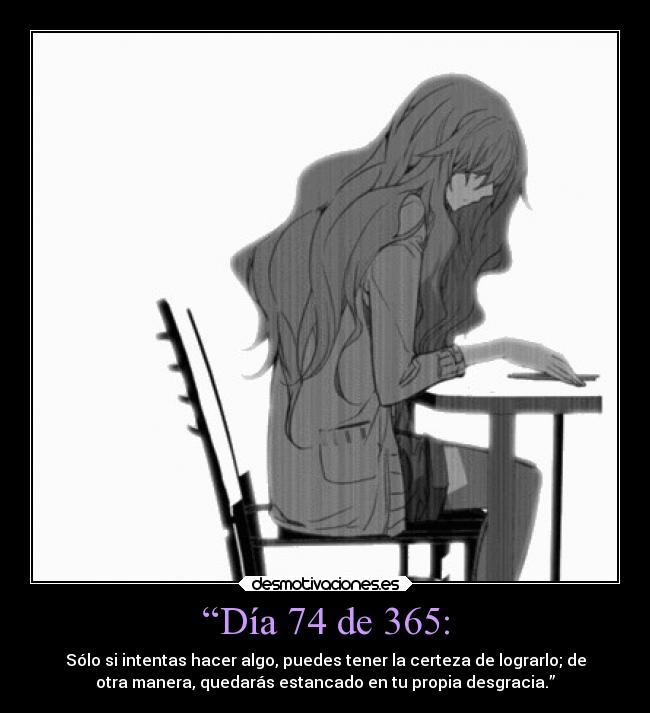 “Día 74 de 365: -