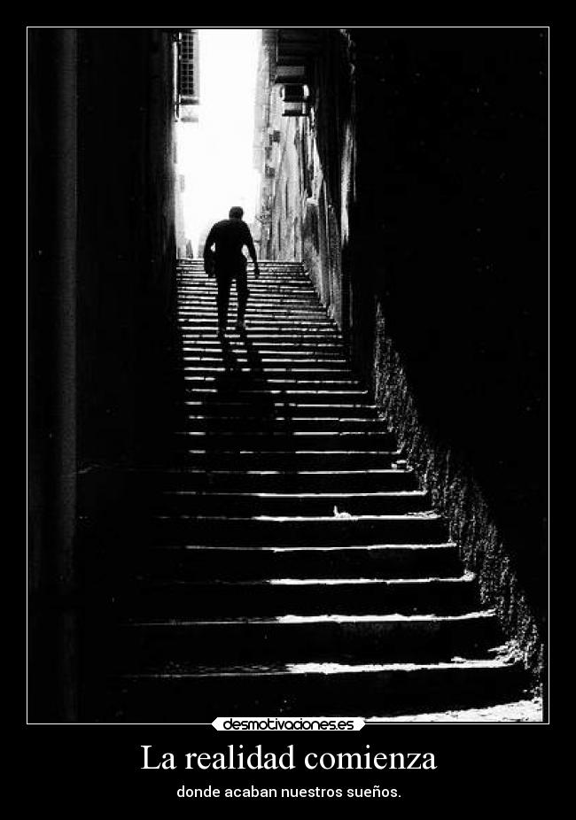 La realidad comienza -