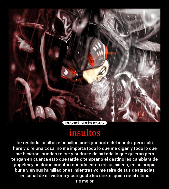 insultos -