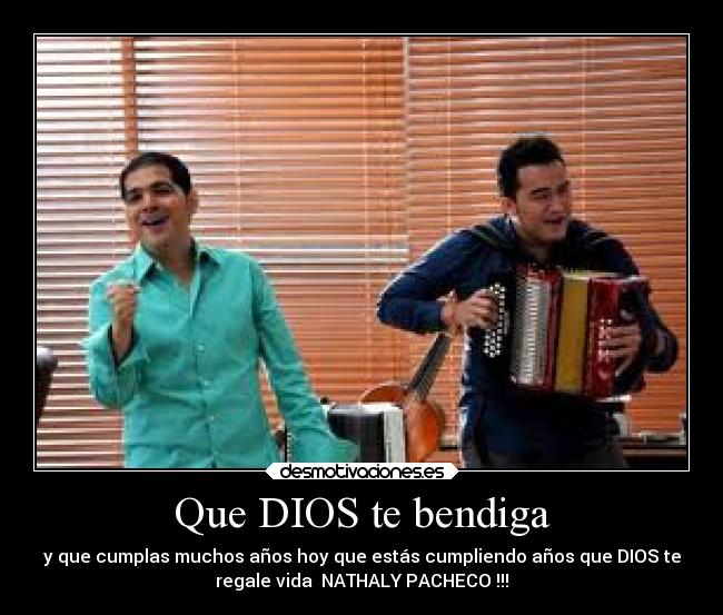 Que DIOS te bendiga - 