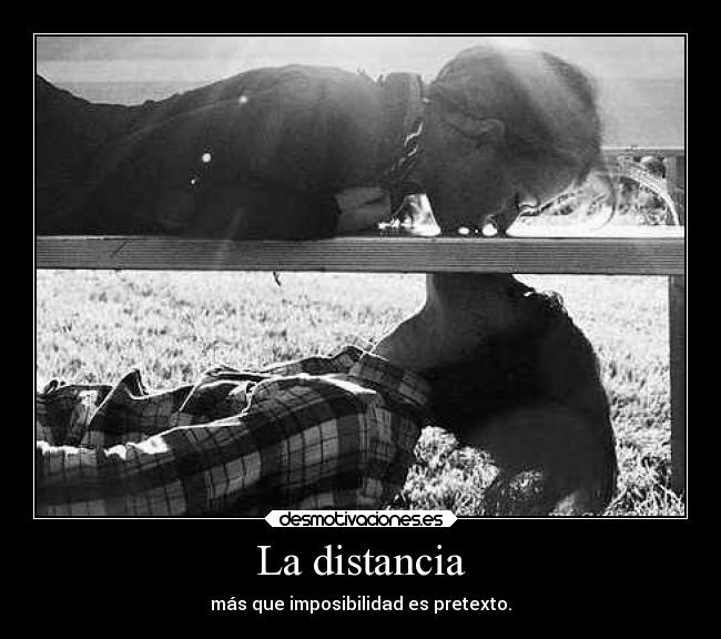 La distancia -