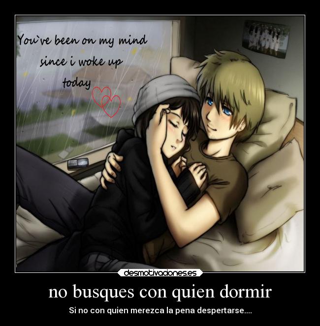 carteles dormir abrazos desmotivaciones