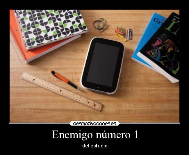 carteles enemigo escuela desmotivaciones