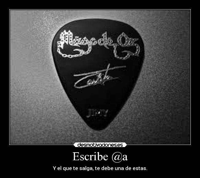 Escribe @a - Y el que te salga, te debe una de estas.