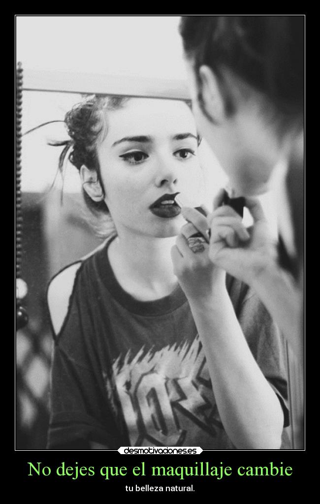 No dejes que el maquillaje cambie -