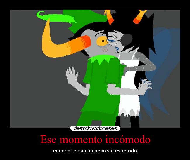 carteles fiesta beso desmotivaciones