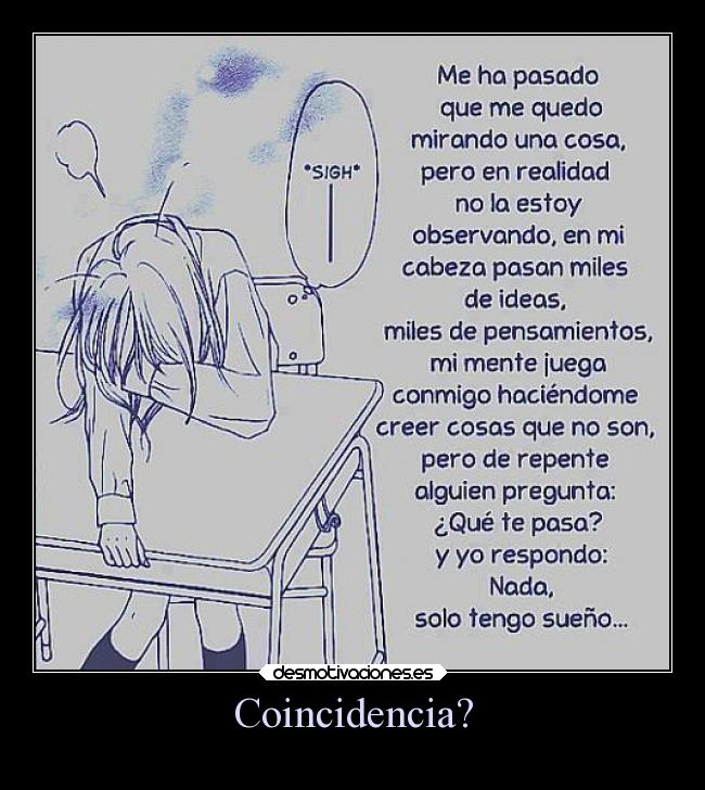 Coincidencia? -