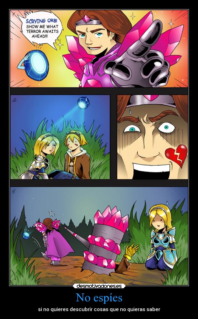 No espíes - si no quieres descubrir cosas que no quieras saber
