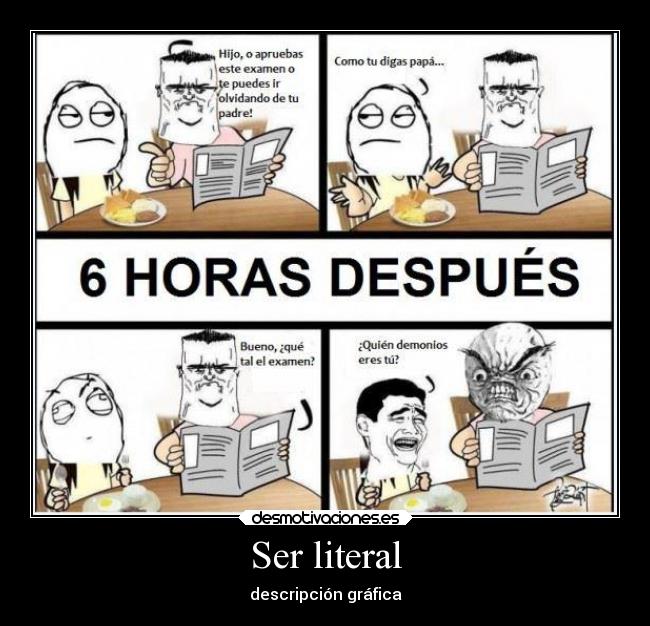 Ser literal - 