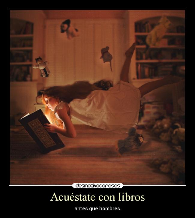 Acuéstate con libros -