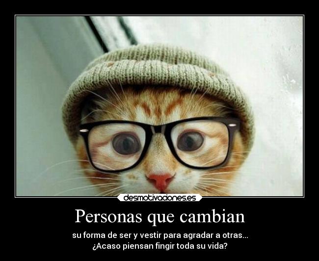 Personas que cambian -
