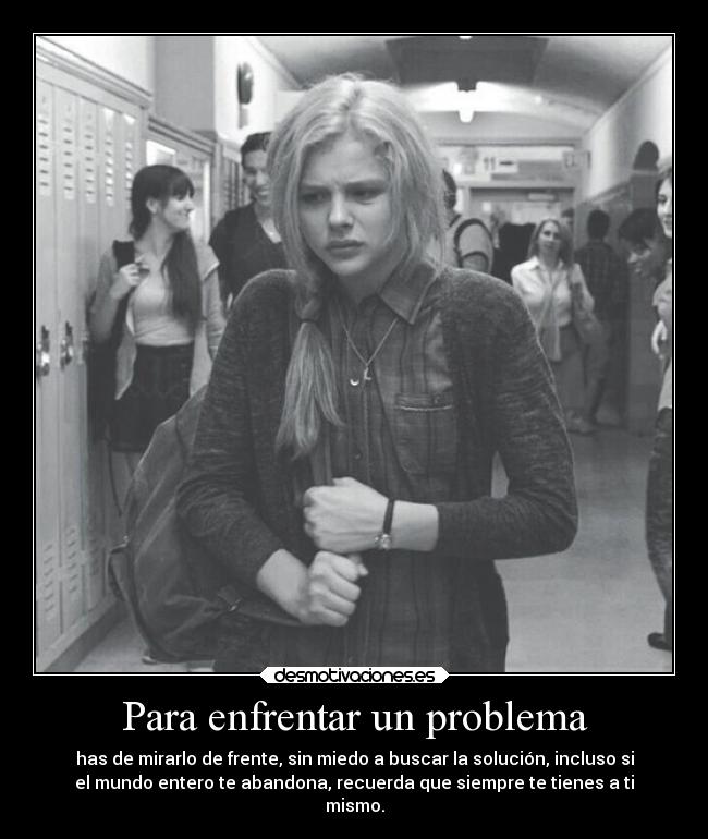 Para enfrentar un problema - 