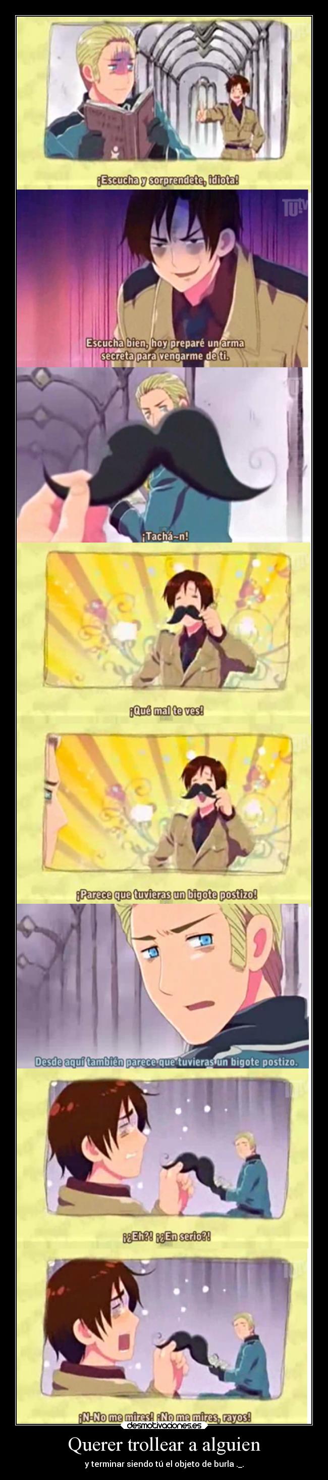 Querer trollear a alguien -