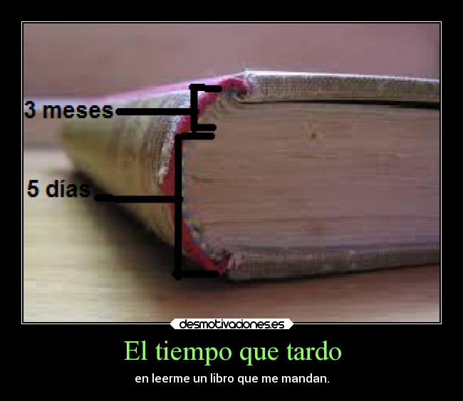 El tiempo que tardo - 