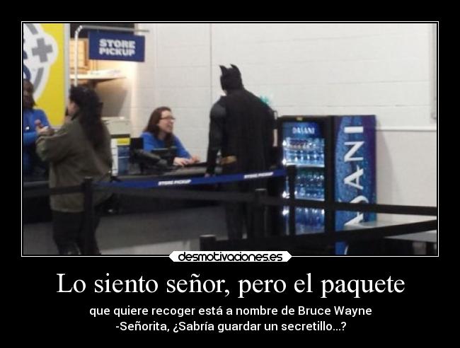 carteles humor batman problema con identidad desmotivaciones