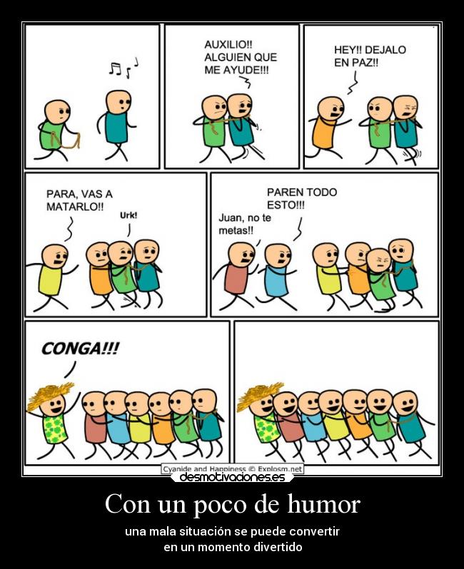 Con un poco de humor -