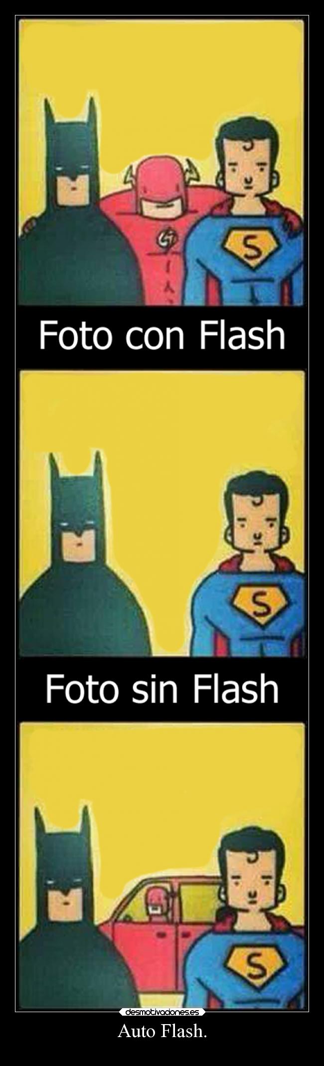 carteles humor dccomics batman superman flash desmotivaciones