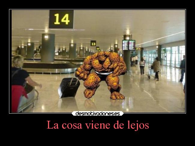 La cosa viene de lejos -