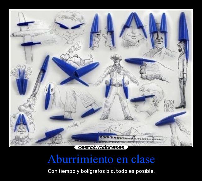 Aburrimiento en clase - 