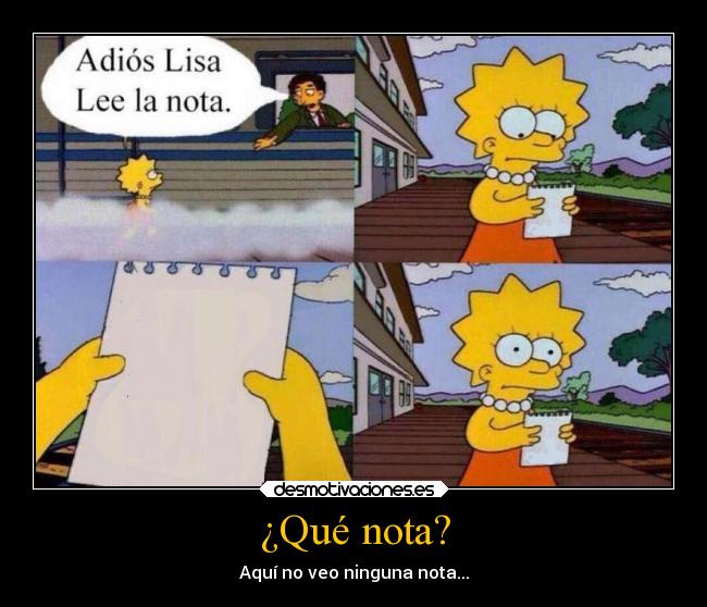 ¿Qué nota? - 