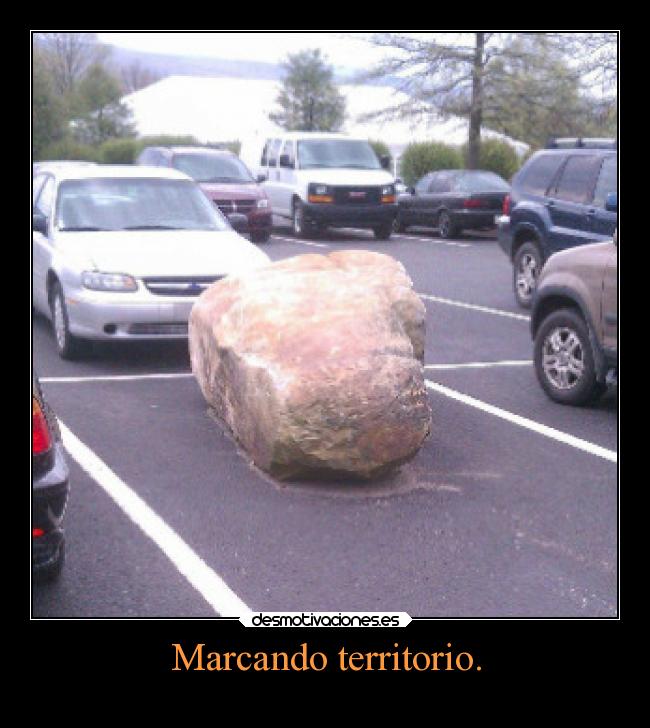 Marcando territorio. - 