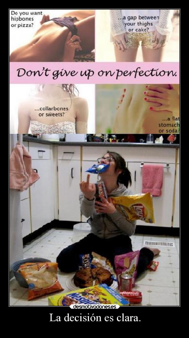 La decisión es clara. - 