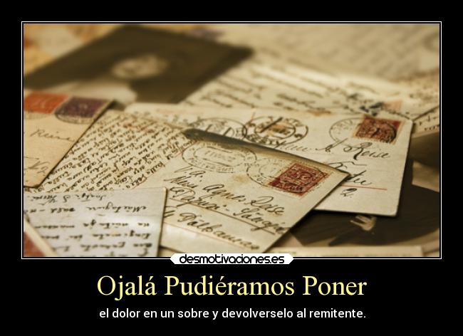 Ojalá Pudiéramos Poner - 