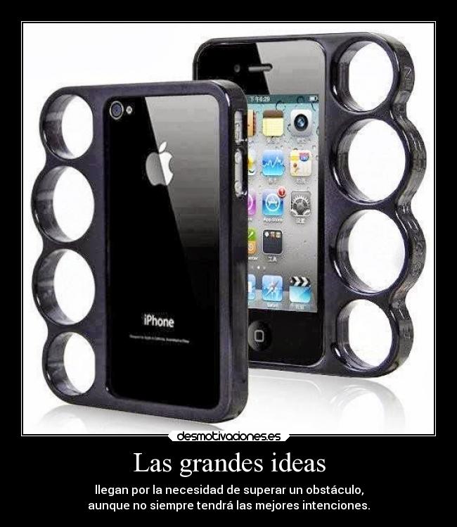 carteles ideas vida gran idea supera obstaculo llegar necesidad siempre buena intencion iphone desmotivaciones