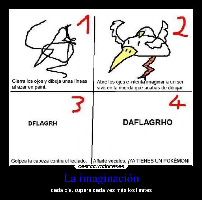 La imaginación - cada día, supera cada vez más los limites