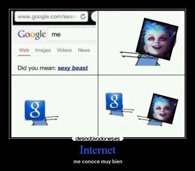 Internet - me conoce muy bien