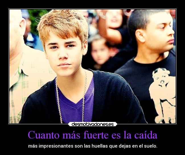 Cuanto más fuerte es la caída -