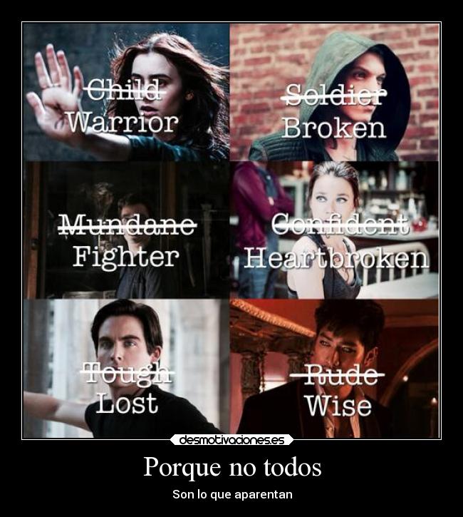 Porque no todos - Son lo que aparentan