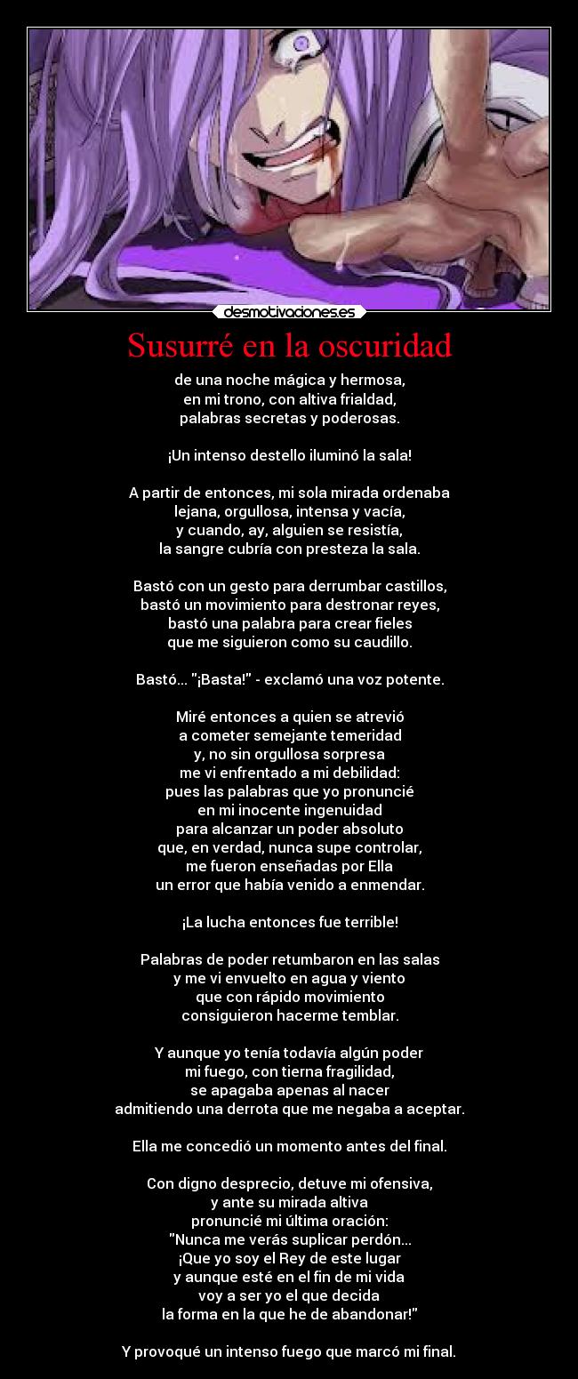 Susurré en la oscuridad - 