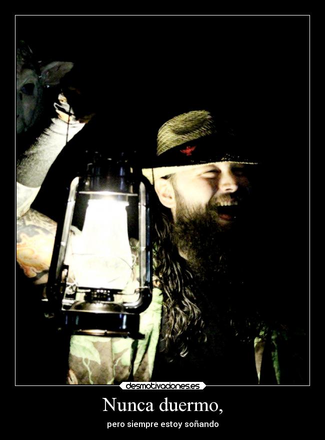 Nunca duermo, -