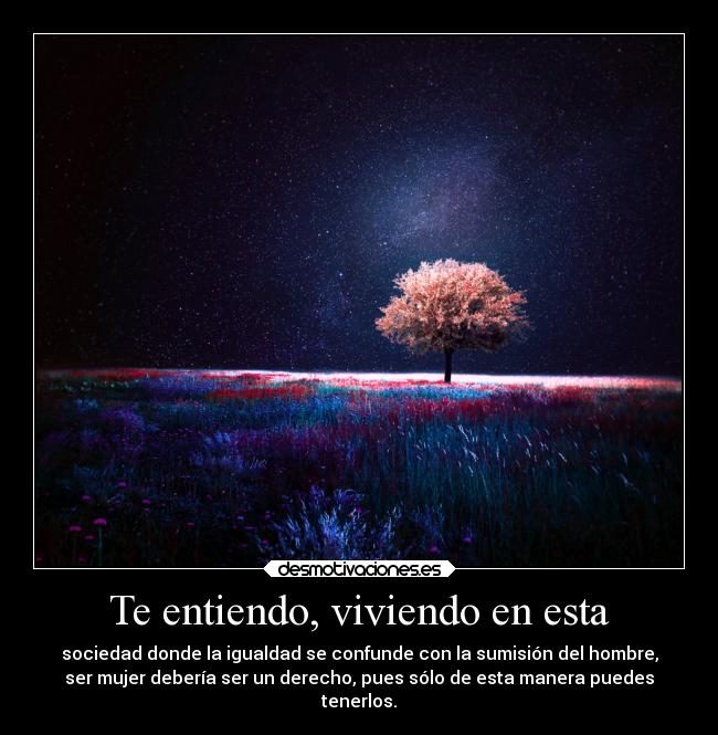 Te entiendo, viviendo en esta - 