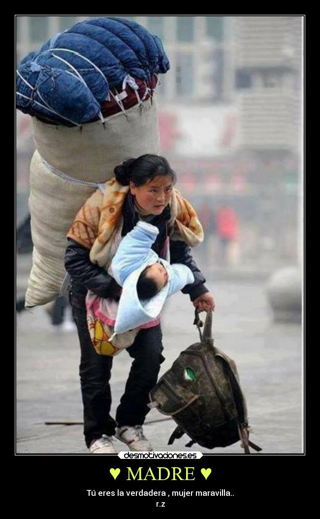♥ MADRE ♥ - Tú eres la verdadera , mujer maravilla..
r.z