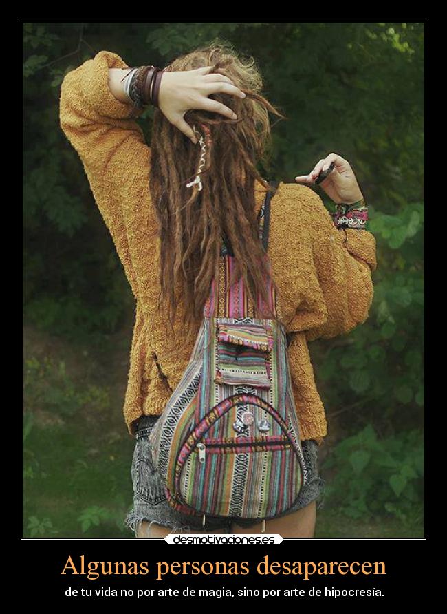 Algunas personas desaparecen -