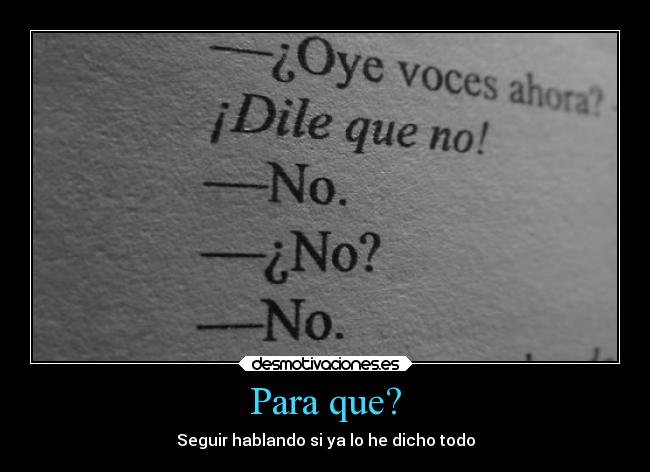 Para que? - 