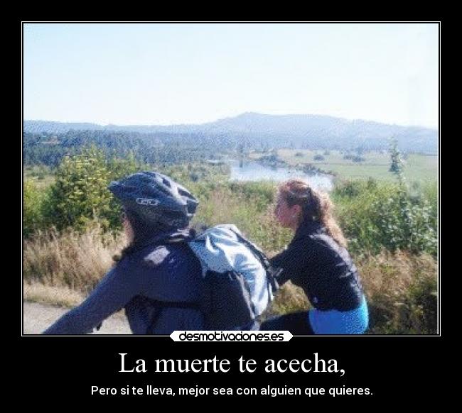 carteles muerte amor personas paisaje arboles parejas agua desmotivaciones