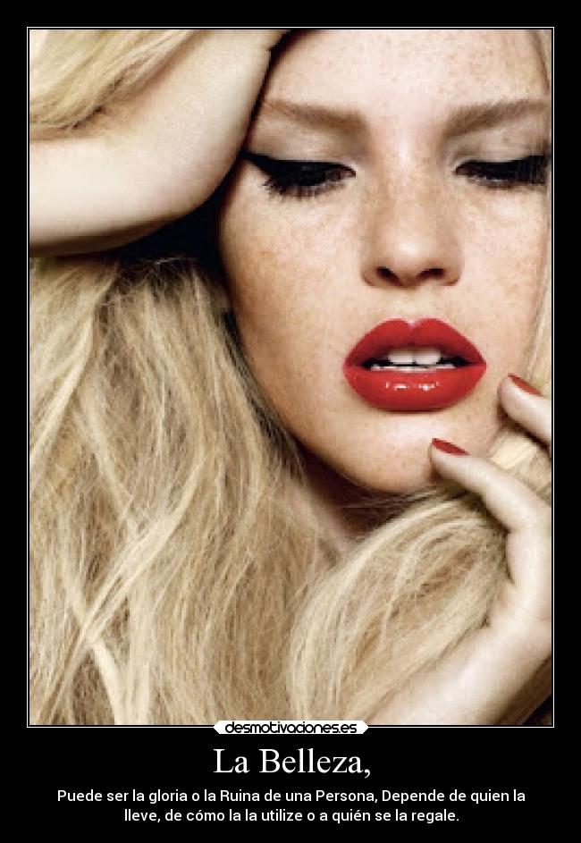 carteles mujer desmotivaciones