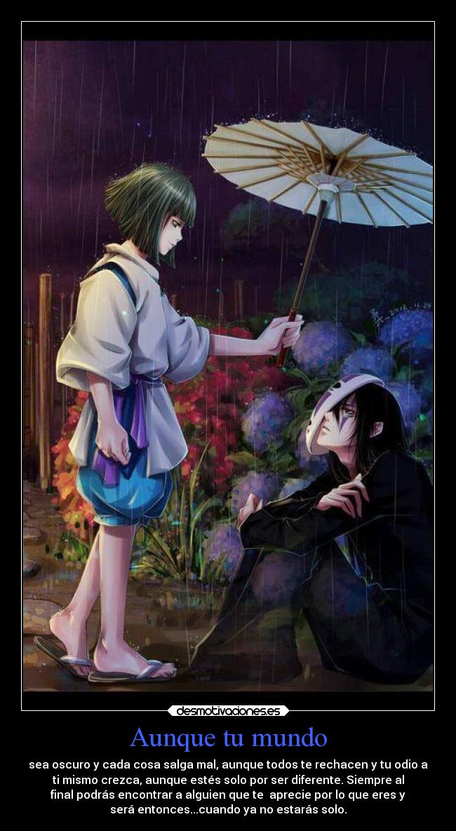 Aunque tu mundo -