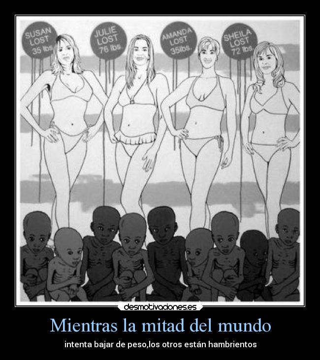 Mientras la mitad del mundo -