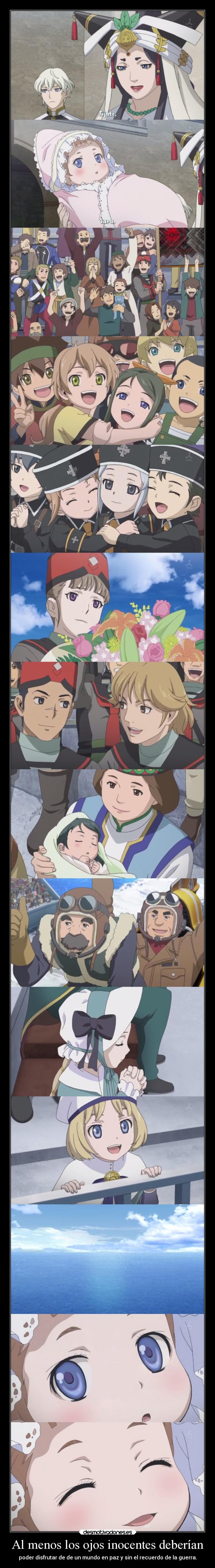 Al menos los ojos inocentes deberían -