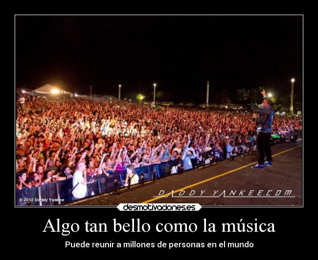 Algo tan bello como la música -