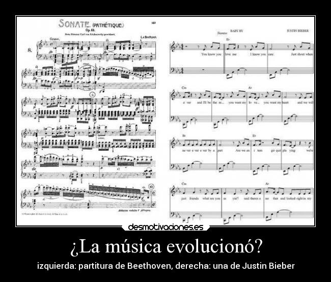 carteles musica musica evolucion desmotivaciones