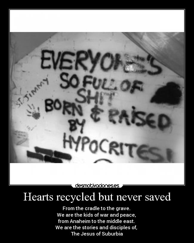 carteles musica greenday jesusofsuburbia americanidiot desmotivaciones